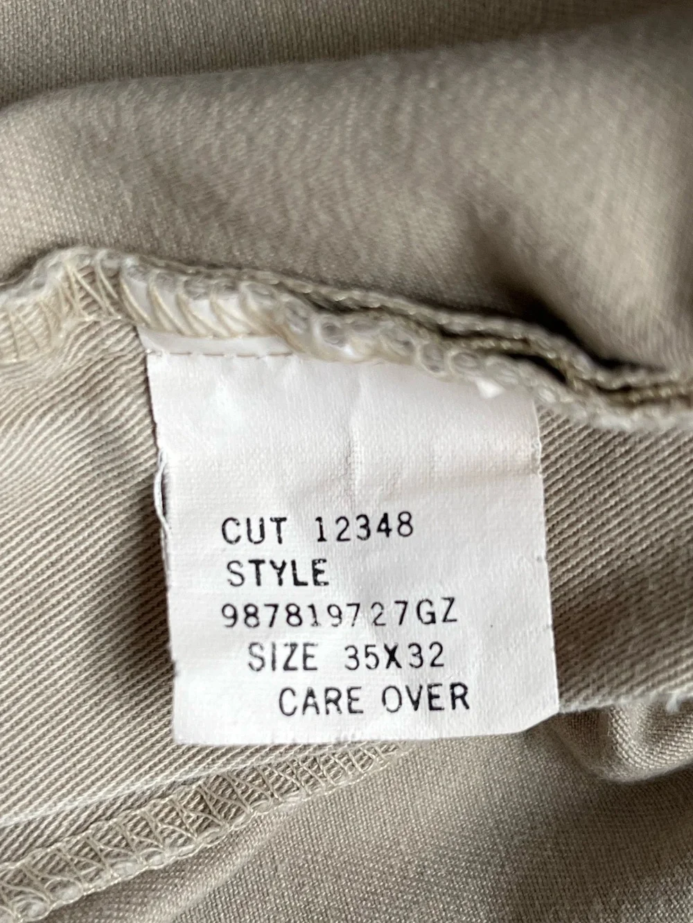 Polo Ralph Lauren Men’s Pleated Khaki tan Chinos pants size 35x30